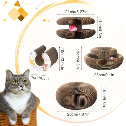 Griffoir design en carton ondulé pour chat